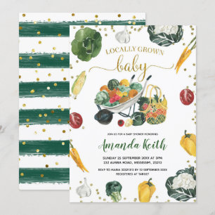 Farmers Market Baby Shower Invitation