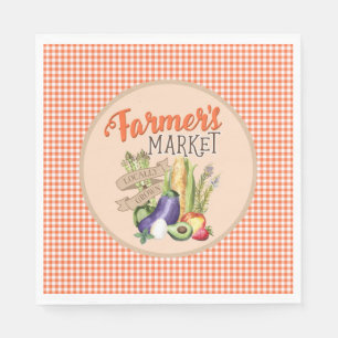 Farmers Market Baby Shower Napkin
