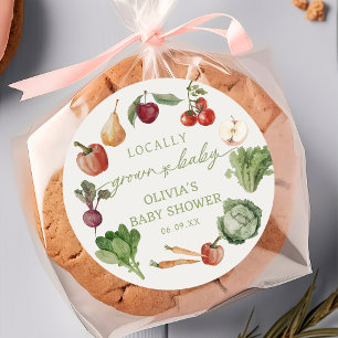 Farmers market Baby Shower Sticker