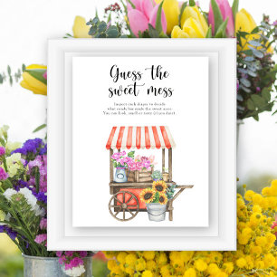farmers market baby shower - sweet mess poster