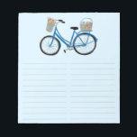 Farmers Market Bicycle Grocery Shopping List Notepad<br><div class="desc">Make your shopping lists in style with this customisable grocery shopping,  meal planning or to-do list notepad. Customise or add text to suit your needs. Keep or delete the lines too. Check my shop for more sizes and styles!</div>