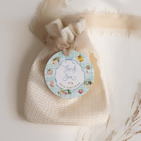 Farmers Market Blue Boy Baby Shower Thank You
