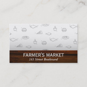 Farmers Market Business Card