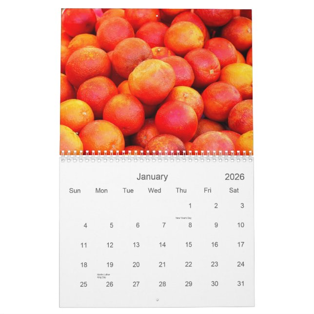 Farmers Market Calendar (Jan 2026)