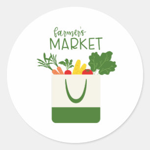 Farmers Market Classic Round Sticker