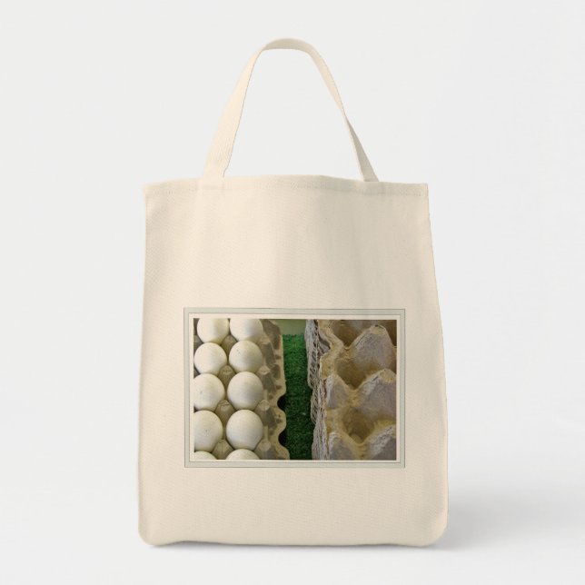 farmers' market eggs tote bag (Front)