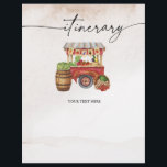 Farmers Market Flower Bouquet itinerary sheet<br><div class="desc">Farmers Market Flower Bouquet itinerary sheet</div>