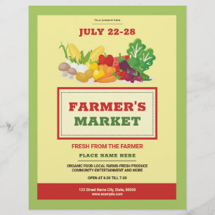 Farmers Market Flyer Template