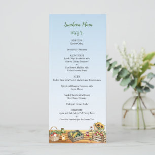 Farmers Market, Fresh off the Market Bridal Shower Menu