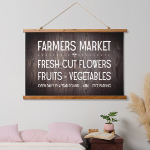 FARMERS MARKET HANGING TAPESTRY