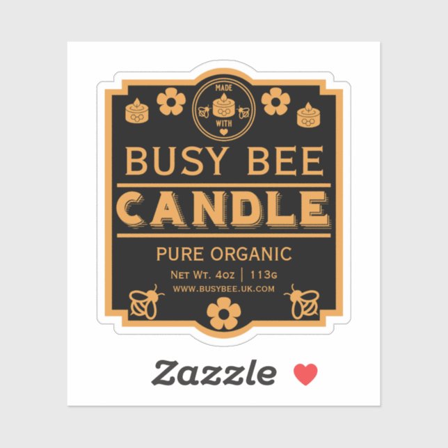 Farmers Market Honey Candles (Sheet)