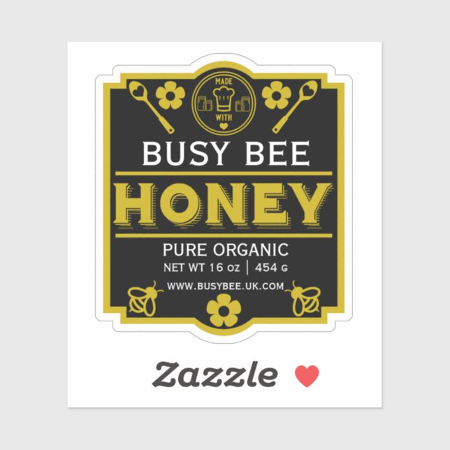 Farmers Market Honey Jar (Sheet)