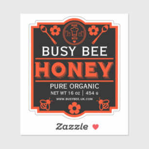 Farmers Market Honey Jar