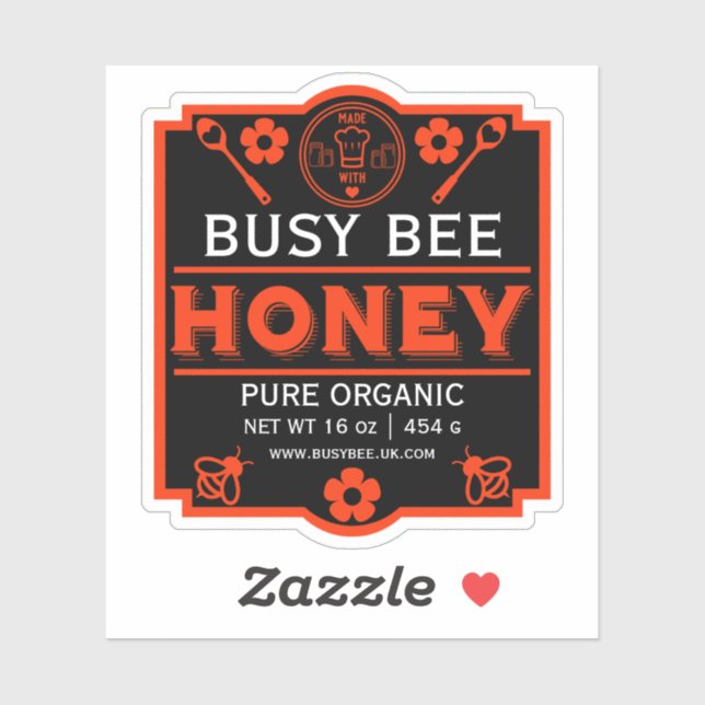 Farmers Market Honey Jar (Sheet)