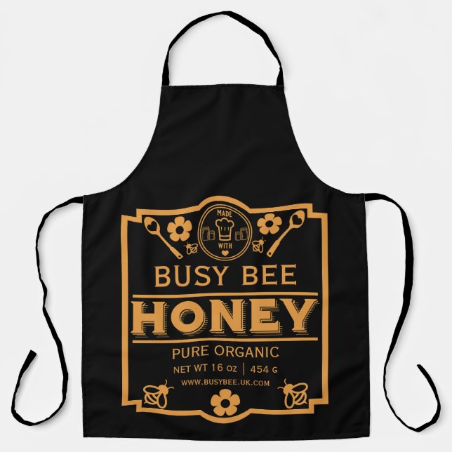 Farmers Market Honey Jar Apron (Front)