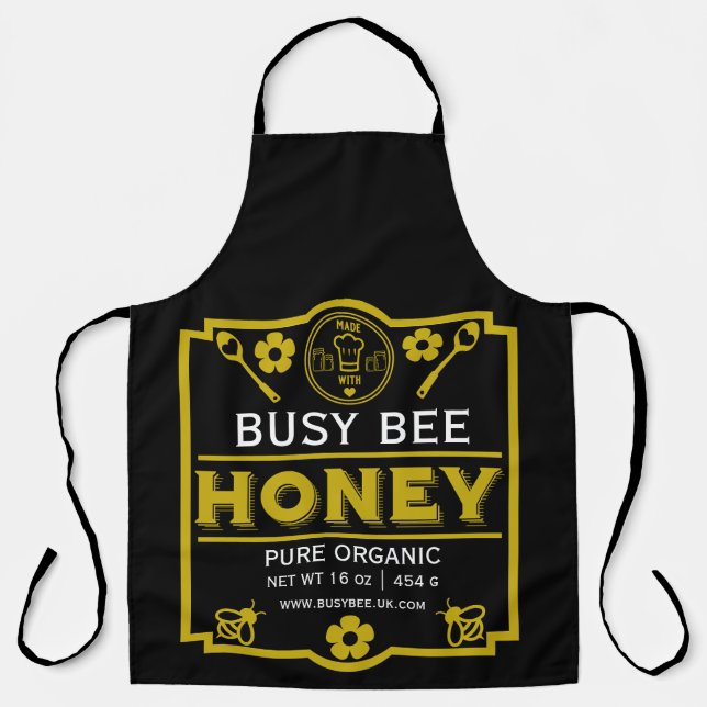 Farmers Market Honey Jar Apron (Front)