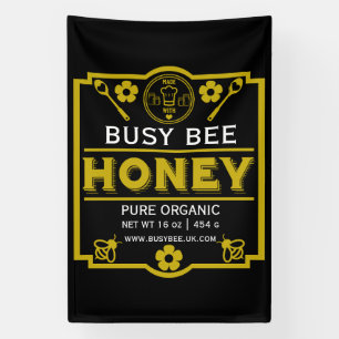 Farmers Market Honey Jar Banner