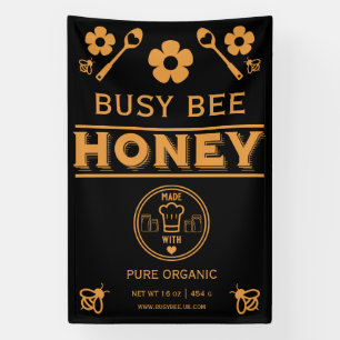 Farmers Market Honey Jar Banner