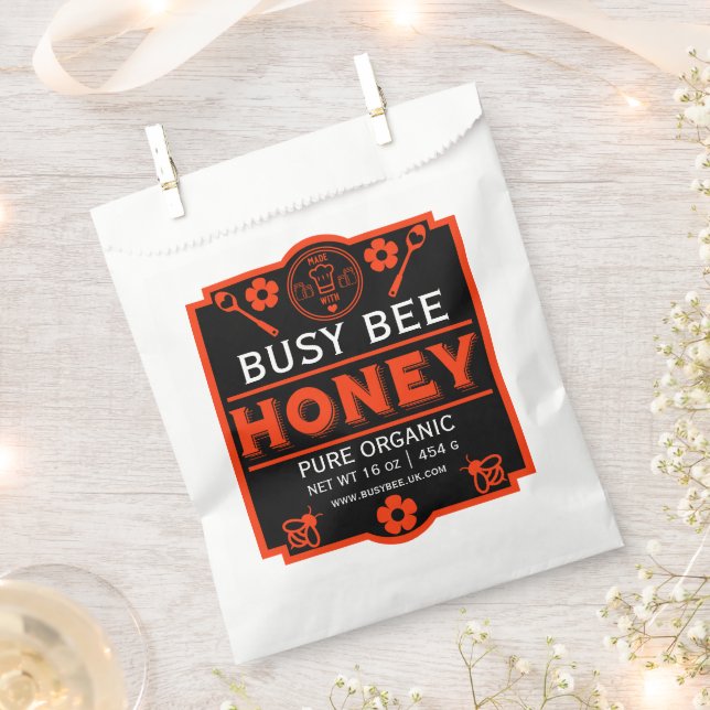 Farmers Market Honey Jar Favour Bags (Clipped)