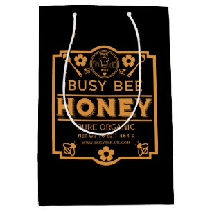 Farmers Market Honey Jar Medium Gift Bag