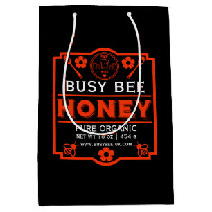 Farmers Market Honey Jar Medium Gift Bag