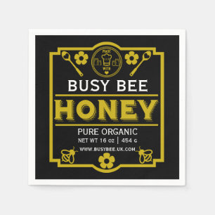 Farmers Market Honey Jar Napkin