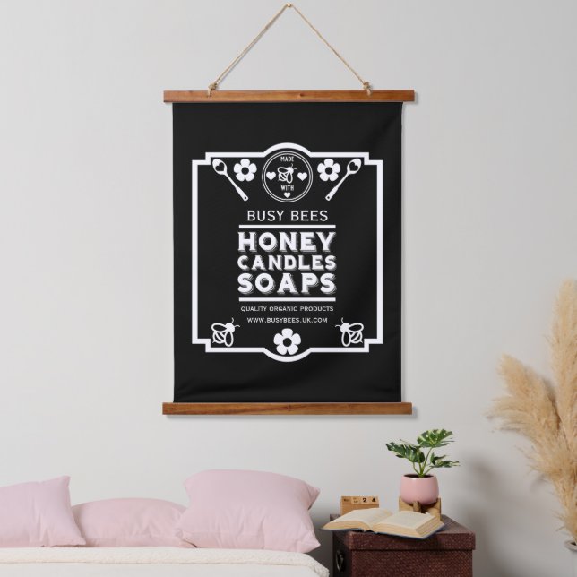 Farmers Market Honey Product Hanging Tapestry (Bedroom)