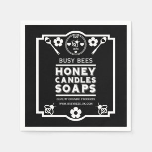 Farmers Market Honey Product Napkin
