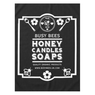 Farmers Market Honey Product Tablecloth