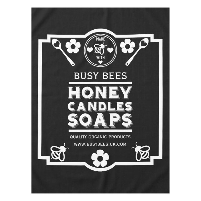 Farmers Market Honey Product Tablecloth (Front)