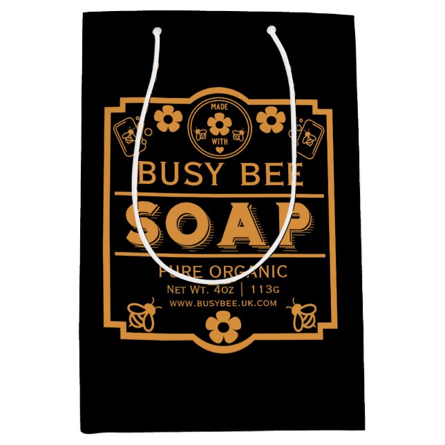 Farmers Market Honey Soap Medium Gift Bag (Front)