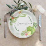 Farmers market kids birthday party paper plate<br><div class="desc">Farmers market kids birthday party Paper Plates
Matching items are available.</div>