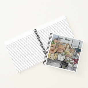 Farmer's market Ledger Notebook