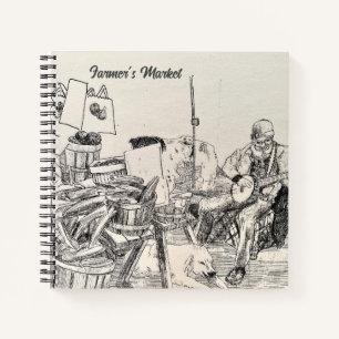 Farmer's market Ledger Notebook