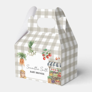 Farmers Market Locally Grown Baby Shower Favour Box