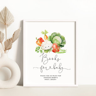 Farmers market locally grown Books for baby Poster