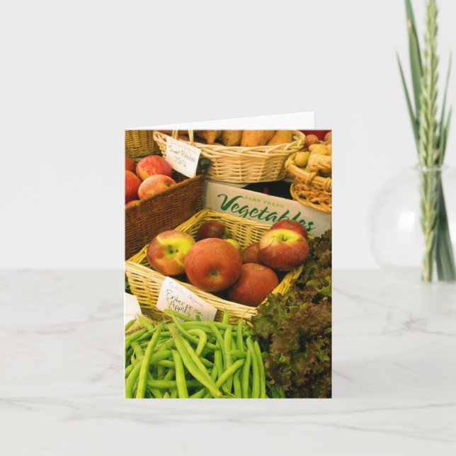 Farmers' Market Note Card (Front)