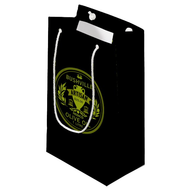 Farmers Market Olive Oil Small Gift Bag (Front Angled)