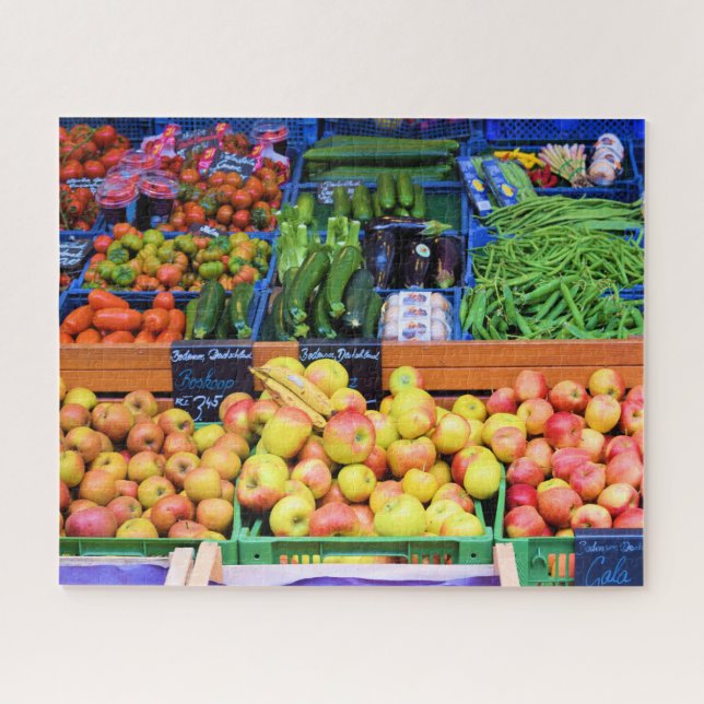 Farmer's Market Picking - 16x20 - 520 pcs. Jigsaw Puzzle (Horizontal)