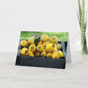 Farmer's Market Produce Card