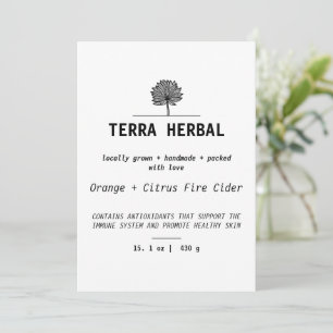 Farmers Market Product Label Template