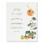 Farmers Market Theme Bridal Shower Welcome Sign