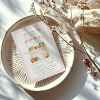 Farmers Market Vegetable Stand Bridal Shower