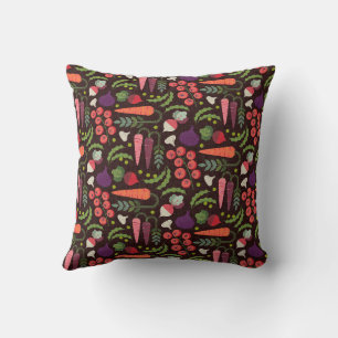 Farmers Market Vegetables Cushion