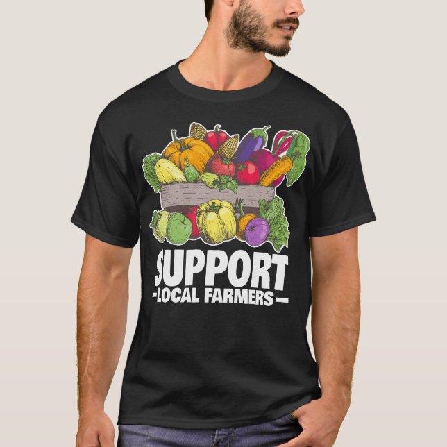 Farmers Market Vegetables Produce Shirt (Front)