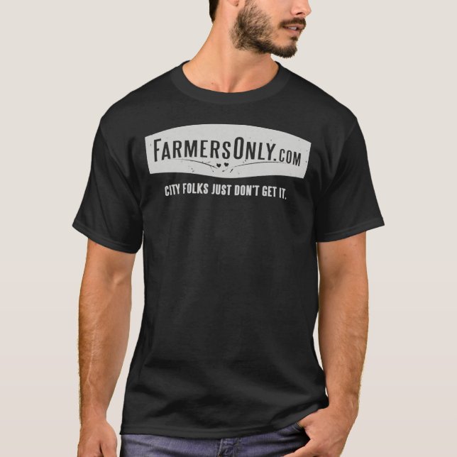 Farmers Only (white logo) Essential T-Shirt (Front)