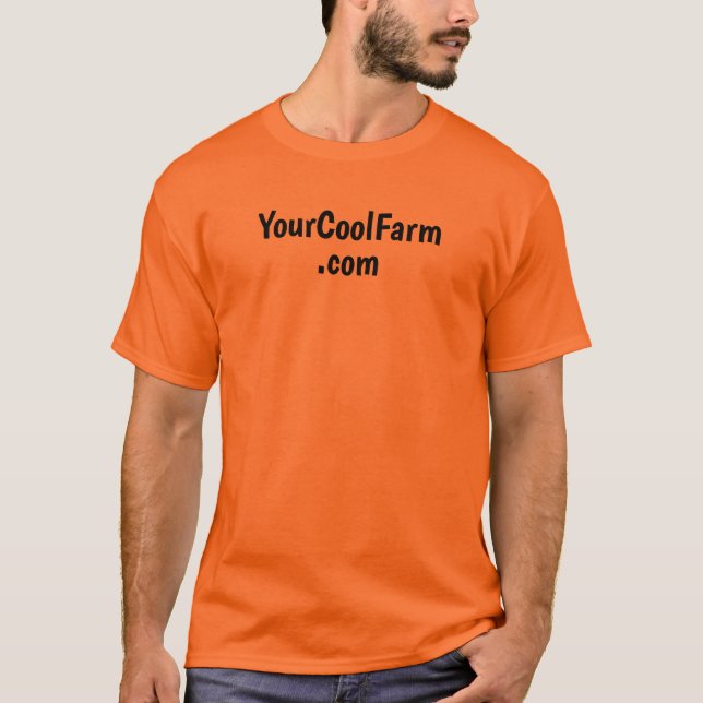 Farmer's personalised T-shirt (Front)