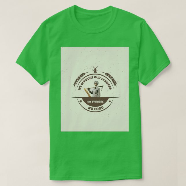 Farmers Protest 1  T-Shirt (Design Front)