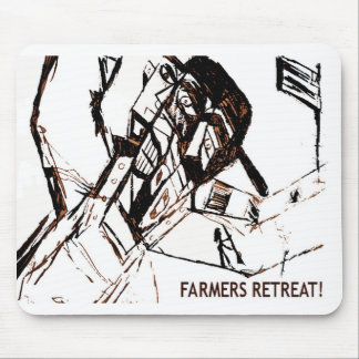 FARMERS RETREAT white Mouse Mat