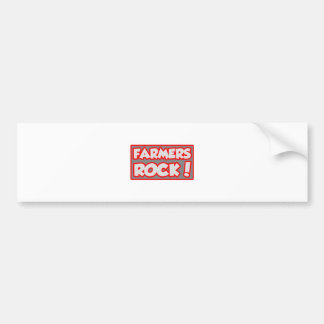 Farmers Rock! Bumper Sticker